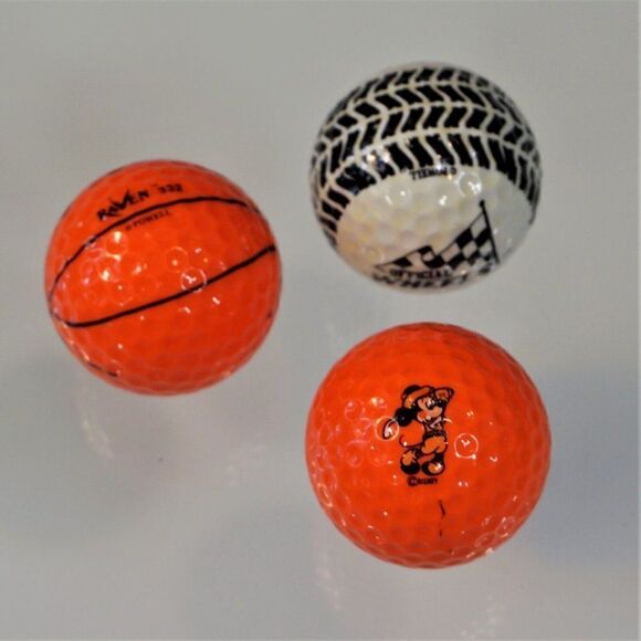 Collectible Golf Balls Stolichnaya Vodka Racing Wheels Disney Big Bertha Reuters - Picture 9 of 11